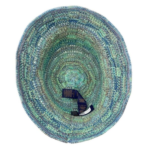 LOUIS VUITTON Damier Palm Tree Crochet Hat Size M Cotton80%/Nylon20% Green - Picture 5 of 8